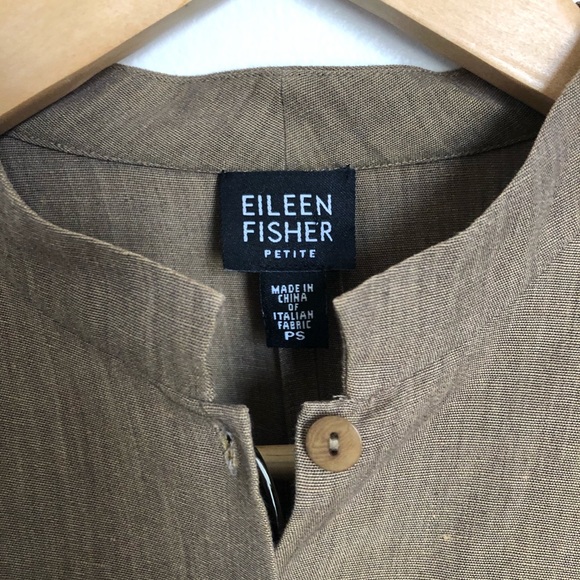 COPY - Eileen Fisher two piece brown top & capris bottoms - Picture 6 of 8